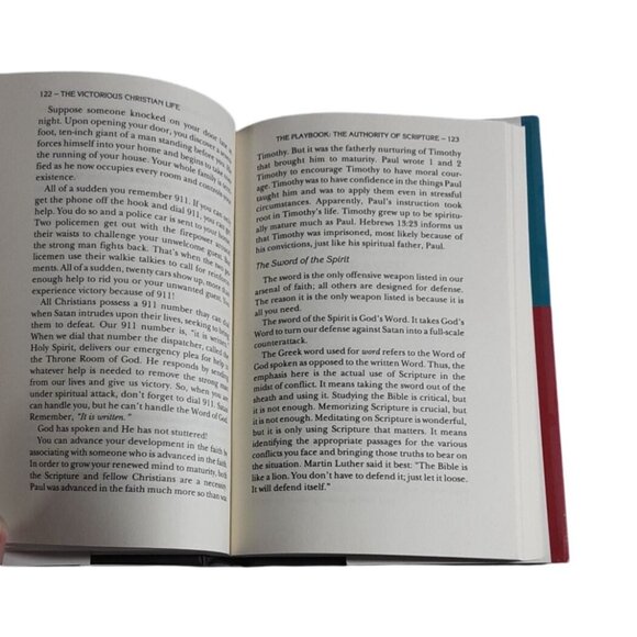 The Victorious Christian Life By Dr. Tony Evans Hardcover Spiritual Guide Religi - Picture 10 of 11